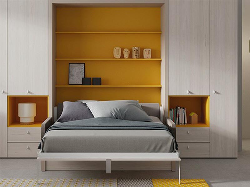 ghe giuong gon nhu mot buc tuong 1