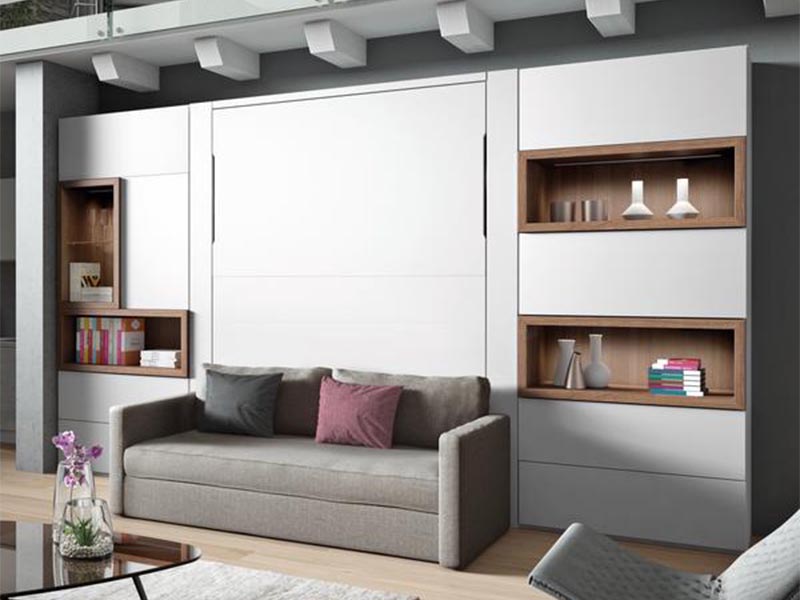 Giường gấp thông minh kết hợp sofa - nội thất Winli giuong gap thong minh 859 Copy