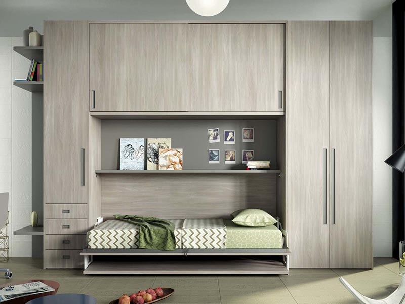 Giường ngủ thông minh giải phóng không gian nhanh chóng giuong gap thong minh 1034