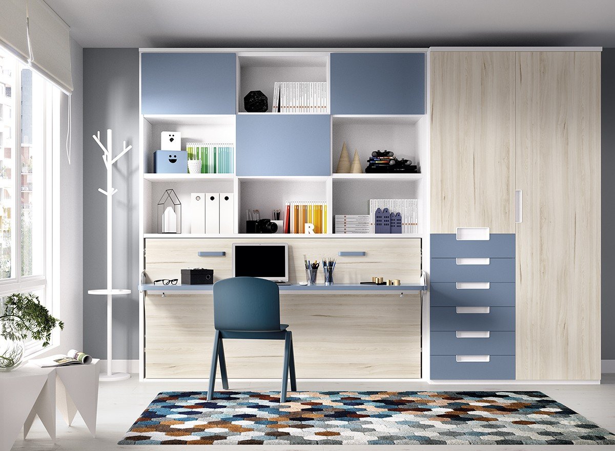 4 mẫu giường gấp thông minh cho không gian phòng dưới 7m2 camas abatibles baratas h404 w.1500286568