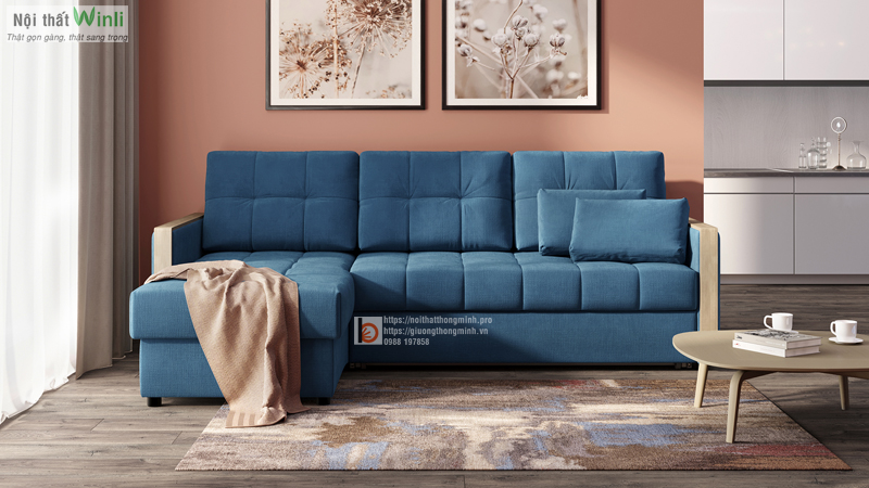 sofa giường góc chữ L rút múi2 sofa giường góc chữ L rút múi2