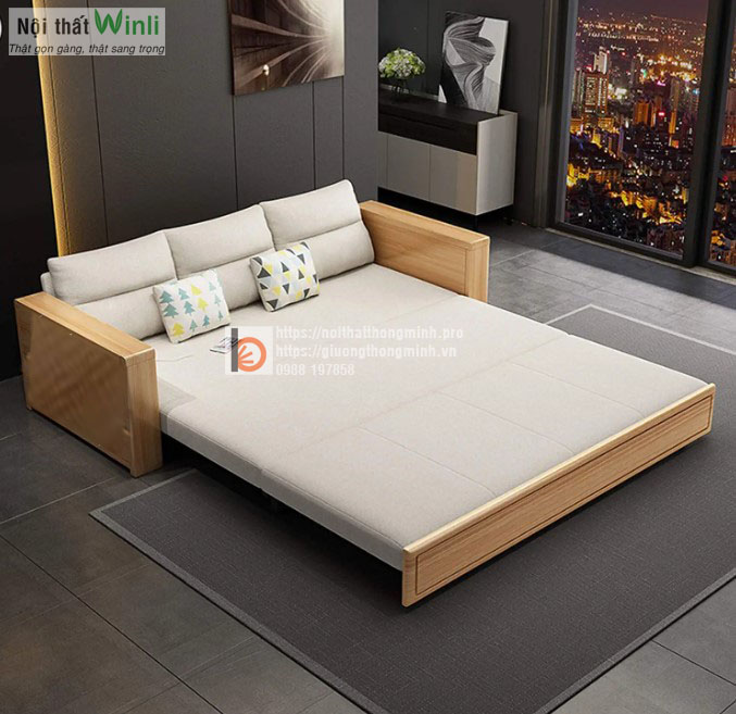 sofa giường gỗ thông minh4 TH