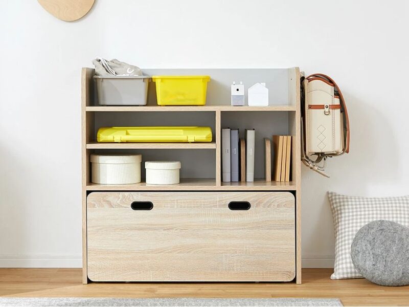 Bàn học sinh thông minh màu gỗ 2