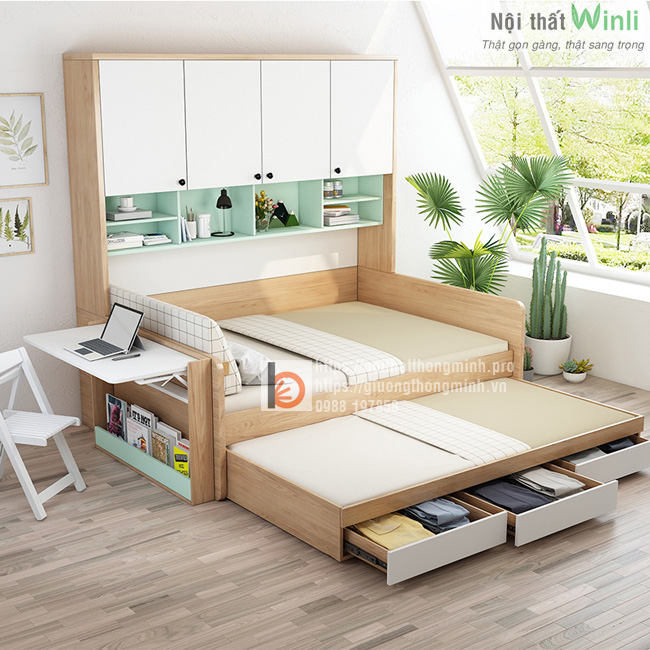giường-tầng-cho-bé-có-bàn-học-tủ giuong tang cho be co ban hoc tu